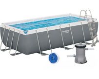 Каркасний прямокутний басейн Bestway 56441 (404х201х100 см) з картриджним фільтром та драбиною