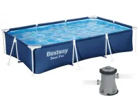 Каркасний басейн Bestway 56411 (300х201х66 см) з картриджним фільтром