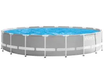 Каркасний басейн Intex 26732 Premium (549х122 см) з картриджним фільтром, драбиною та тентом