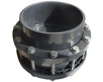 Зворотний клапан ПВХ Era міжфланцевий з фланцями