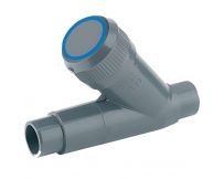 Зворотний клапан кутовий ПВХ Hidroten 1021301, втулкове з'єднання, d20 мм