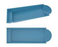 Композитний басейн Compass Pools XL-Java 114 (1140x401x169 см)