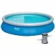 Надувний басейн Bestway 57313 (457х84 см) з картриджним фільтром, Blue