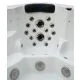 СПА-басейн Aquajoy Saint-Tropez (280х230х95 см), Сріблясто-білий мармур