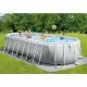 Каркасний басейн Intex 26798 OVAL (610х305х122 см) з картриджним фільтром, драбиною та тентом