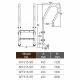Сходи для басейну Emaux Mixta SFF515-SR (5 сходинок), AISI-304