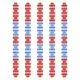 Розділювач доріжки Hayward Big Red/Blue, AISI 316, 25 м