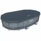 Каркасний басейн Bestway 56448 Power Steel (488х305х107 см) з картриджним фільтром, драбиною та захисним тентом
