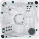 СПА-басейн Passion Spas Delight (213х213х91 см), Сріблясто-білий