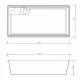 Композитний басейн Compass Pools Aqua 77 (774x355x151 см)