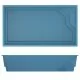 Композитний басейн Compass Pools XL-Briliant 88 (868x371x151 см)