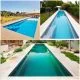 Композитний басейн Compass Pools XL-Fast Lane 122 (1222x286x150 см)