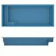 Композитний басейн Compass Pools XL-Lounger (954x407x151 см)