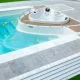 Композитний басейн Compass Pools Yacht 115 (1150x400x150 см)