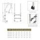 Сходи для басейну Emaux Mixta NSF415-SR (4 сходинки), AISI-316
