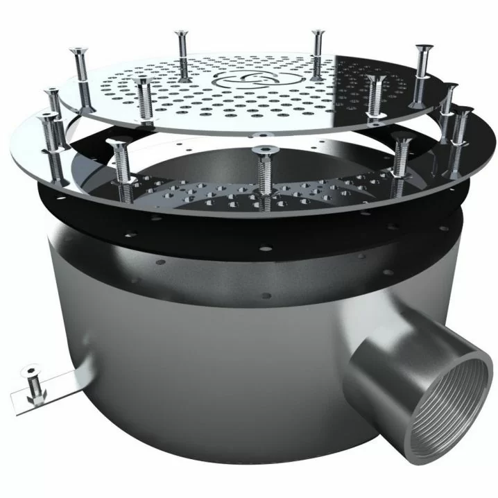 Донний злив під лайнер Aquaviva 2'', AISI 304
