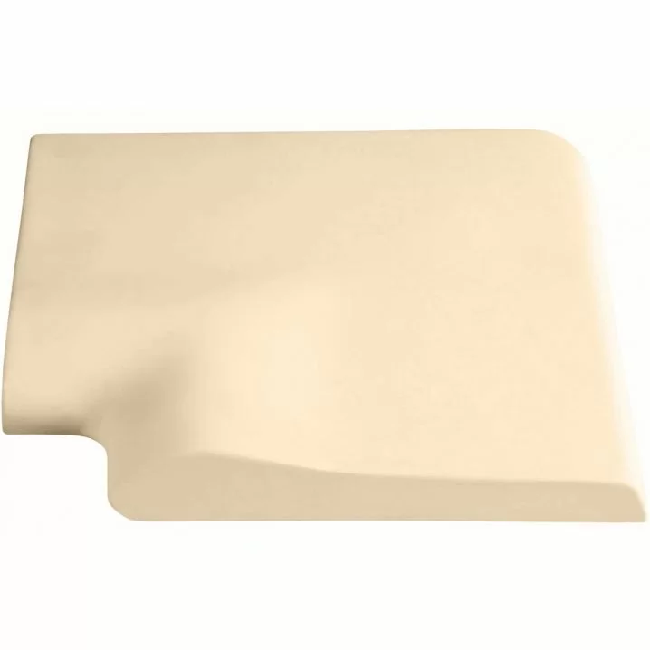 Кутовий копінговий камінь Aquazone 250x300x50-25 мм, бежевий
