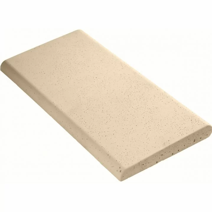 Копінговий камінь Aquazone Tuff 250x500x50-25 мм, бежевий (пористий)