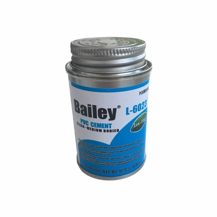 Клей для труб ПВХ Bailey L-6023 118 мл, прозорий
