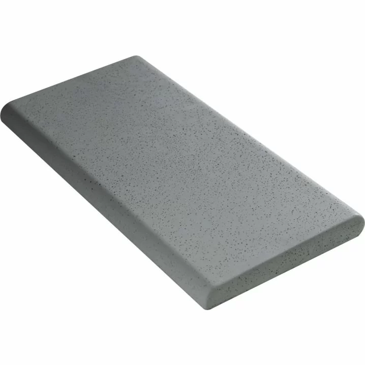 Копінговий камінь Aquazone Tuff 250x500x50-25 мм, сірий (пористий)