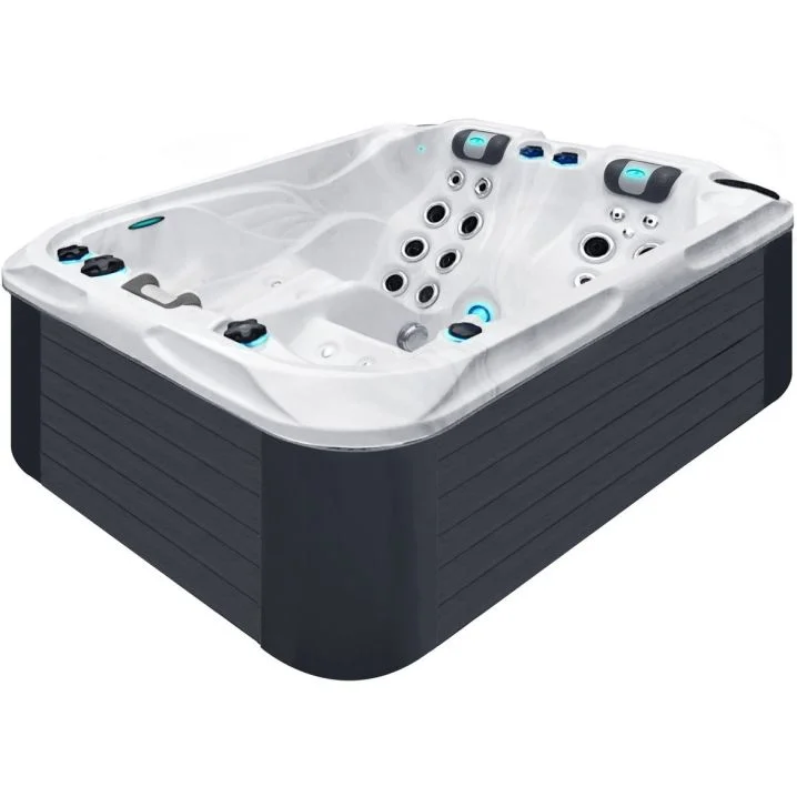 СПА-басейн Passion Spas Soulmate (213х165х84 см), Сріблясто-білий