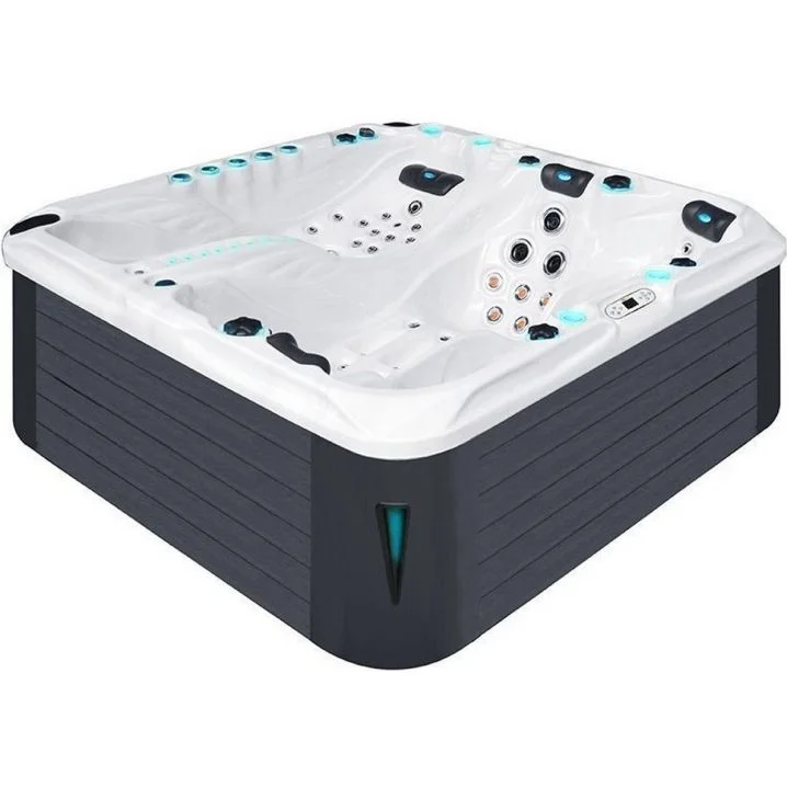 СПА-басейн Passion Spas Euphoria Mighty Wave (230x230x91 см), Сріблясто-білий