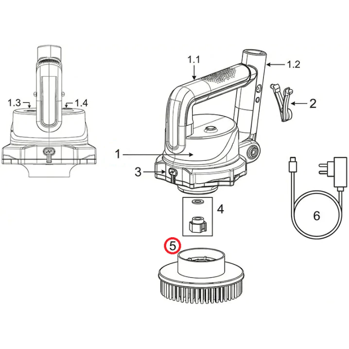 Стандартна щітка Kokido SCRUBBY
